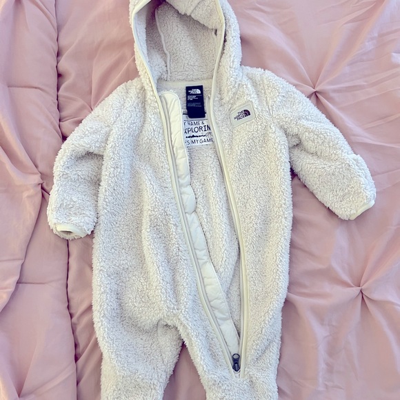 The North Face Infant One-Piece Fleece Winter Suit - Picture 1 of 5